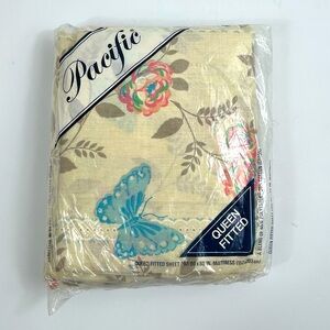 Vintage Boho/Cottage Core Retro NIP Fitted Sheet